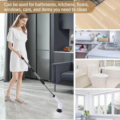 Cordless Power Cleaning Scrubber – All-in-One Deep Clean Brush