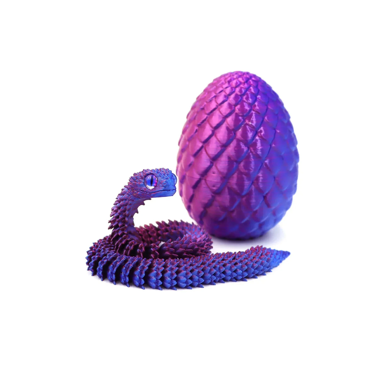 3D Printed Movable Snake Egg Fidget Toy