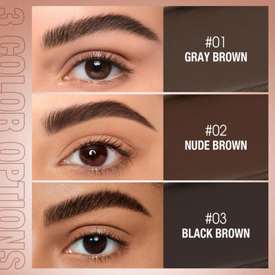 O.TWO.O 2-in-1 Eyebrow Pomade – Waterproof Long-Lasting Brow Gel