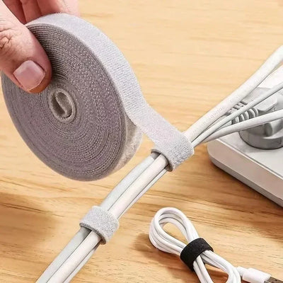 Cable Organizer – Wire Management Winder & Cord Ties